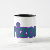 Staat von Arizona-Stolz-Tone-Kaffee Tasse (Zentrum)