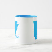 Staat von Arkansas Form Tasse (Zentrum)