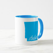 Staat von Arkansas Form Tasse (VorderseiteRechts)