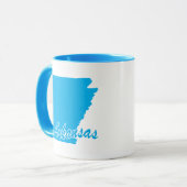 Staat von Arkansas Form Tasse (Vorderseite Links)