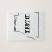 Staat von ARKANSAS Puzzle (Horizontal)
