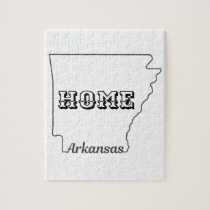 Staat von ARKANSAS Puzzle