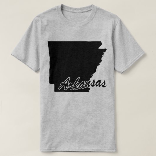 Staat von Arkansas Shape-T - Shirt (Design vorne)
