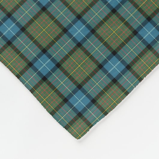 Staat von California Tartan Fleecedecke (Ecke)