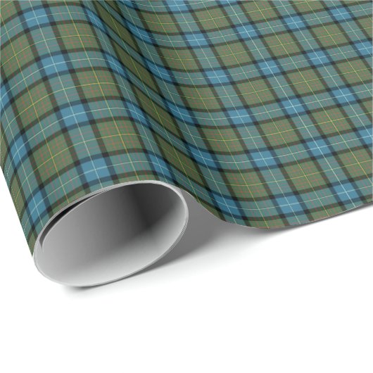 Staat von California Tartan Geschenkpapier (Rolleneckpunkt)