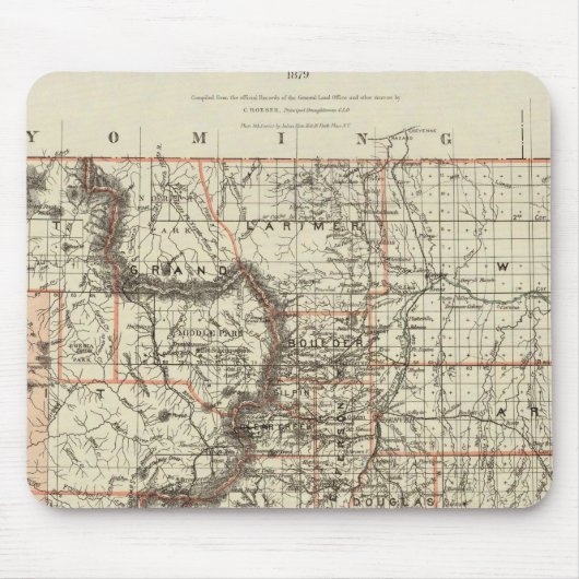 Staat von Colorado Mousepad (Vorne)