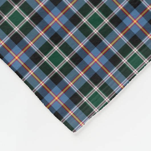 Staat von Colorado Tartan Fleecedecke (Ecke)
