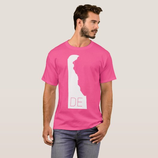 STAAT von DELAWARE mit CODE Active T-Shirt (Vorne ganz)