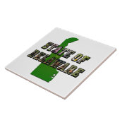 Staat von Delaware Picture Text & Map Kontur Fliese (Seite)