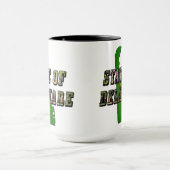 Staat von Delaware Picture Text & Map Kontur Tasse (Zentrum)