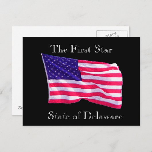 Staat von Delaware - Postkarte (Vorne/Hinten)