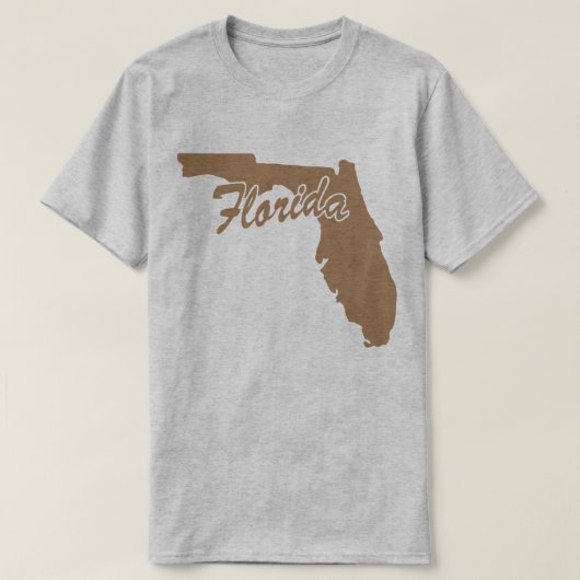 Staat von Florida-Form-T - Shirt (Design vorne)