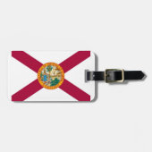 Staat von Florida Gepäckanhänger (Vorderseite horizontal)