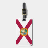 Staat von Florida Gepäckanhänger (Vorderseite vertikal)