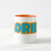 Staat von Florida Pride Custom Zwei-Tone-Kaffee Tasse (Zentrum)