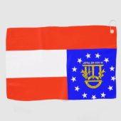 Staat von Georgia Flag auf Golftücher Golfhandtuch (Horizontal)
