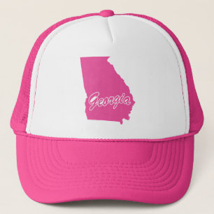 Staat von Georgia Form Trucker Hat Truckerkappe