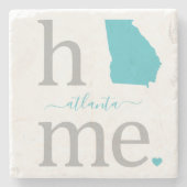 Staat von Georgia Stone Untersetzer (Vorderseite)