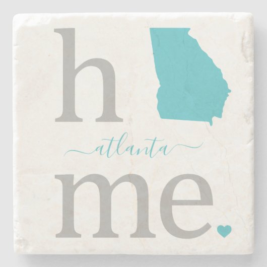 Staat von Georgia Stone Untersetzer (Vorderseite)