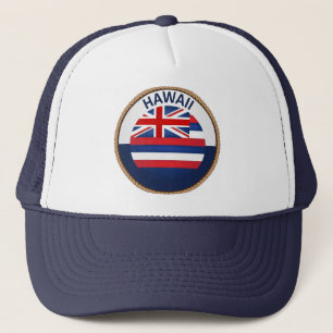 Staat von Hawaii Flag Siegel Trucker Hat Truckerkappe