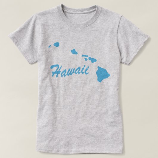 Staat von Hawaii Shape-T - Shirt (Design vorne)