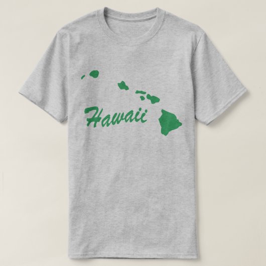 Staat von Hawaii Shape-T - Shirt (Design vorne)