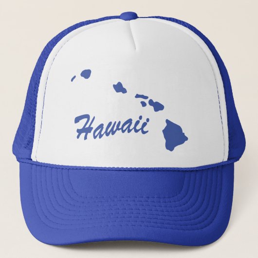 Staat von Hawaii Shape Trucker Hat Truckerkappe (Vorderseite)