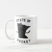 Staat von Hockey Minnesota Kaffeetasse (Links)