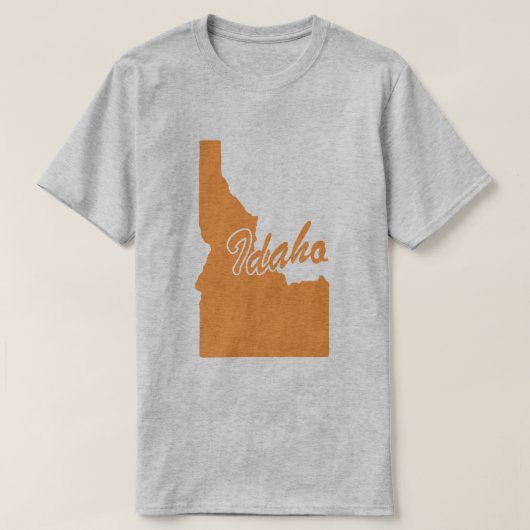 Staat von Idaho Form T - Shirt (Design vorne)