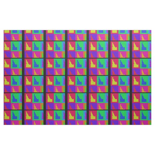 Staat von Idaho Pop Stoff (Fat Quarter (45,7 x 55,9 cm))