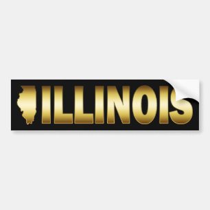 STAAT VON ILLINOIS AUTOAUFKLEBER