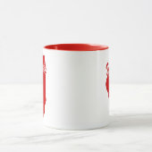 Staat von Illinois Form Rote Tasse (Zentrum)