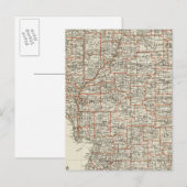 Staat von Illinois Postkarte (Vorne/Hinten)