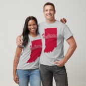 Staat von Indiana Shape-T - Shirt (Unisex)