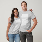 Staat von Indiana Shape-T - Shirt (Unisex)