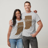 Staat von Indiana Shape-T - Shirt (Unisex)