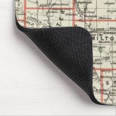 Staat von Iowa Mousepad (Ecke)