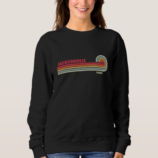 Staat von Jacksonville Florida Sweatshirt (Vorderseite)