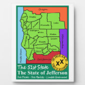 Staat von Jefferson Fotoplatte (Vorderseite)