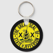 Staat von Jefferson Schlüsselanhänger (Vorderseite)