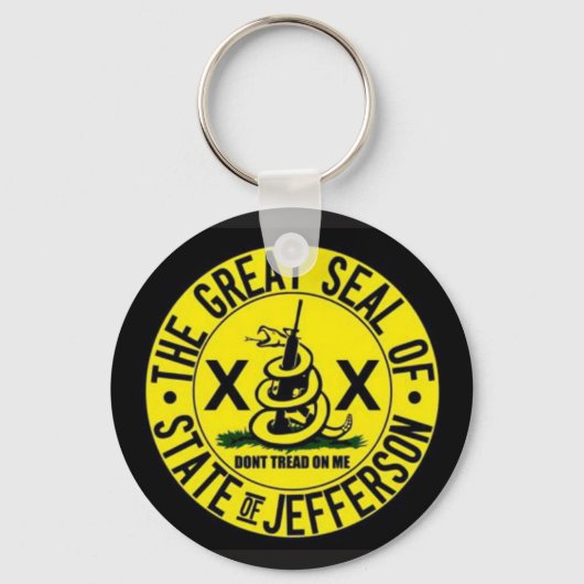 Staat von Jefferson Schlüsselanhänger (Vorderseite)