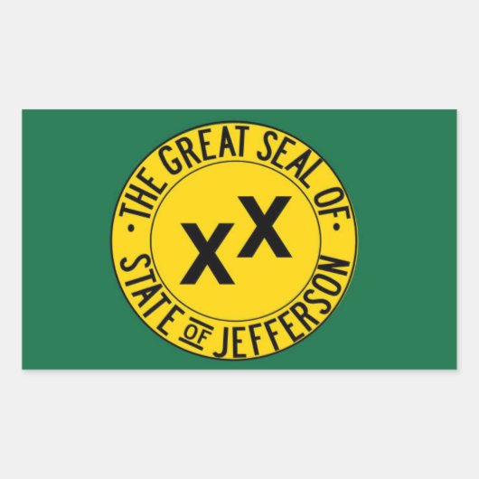 Staat von Jefferson Stickers (Blatt 4) (Vorderseite)