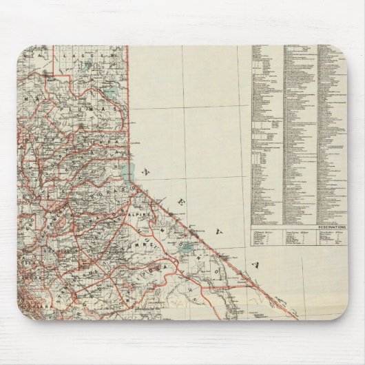 Staat von Kalifornien 2 Mousepad (Vorne)