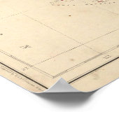 Staat von Kalifornien Poster (Ecke)