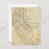 Staat von Kalifornien Postkarte (Vorne/Hinten)
