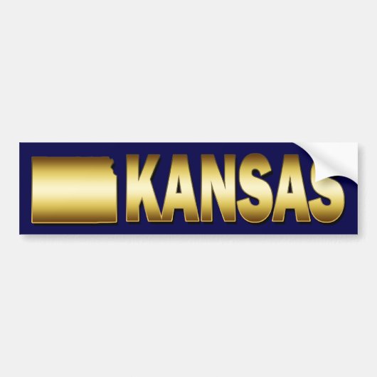 STAAT VON KANSAS AUTOAUFKLEBER (Vorne)