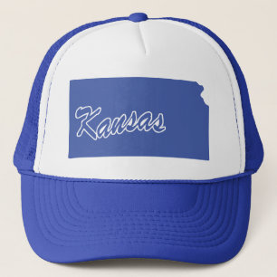 Staat von Kansas Shape Trucker Hat Truckerkappe