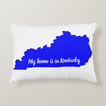 Staat von Kentucky Zuhause Accent Pillow