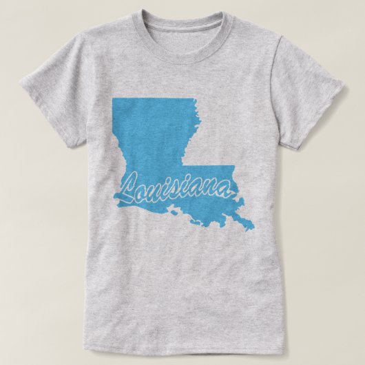Staat von Louisiana Form T - Shirt (Design vorne)