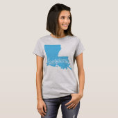 Staat von Louisiana Form T - Shirt (Vorne ganz)